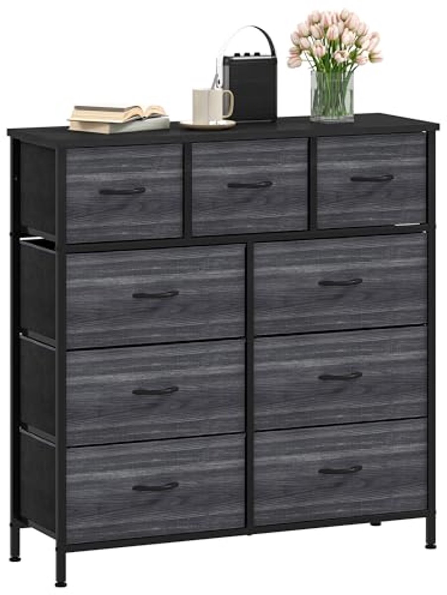 Ladekast met 9 Laden - Stijlvol Dressoir voor Slaapkamer en Woonkamer (6153946140157)
