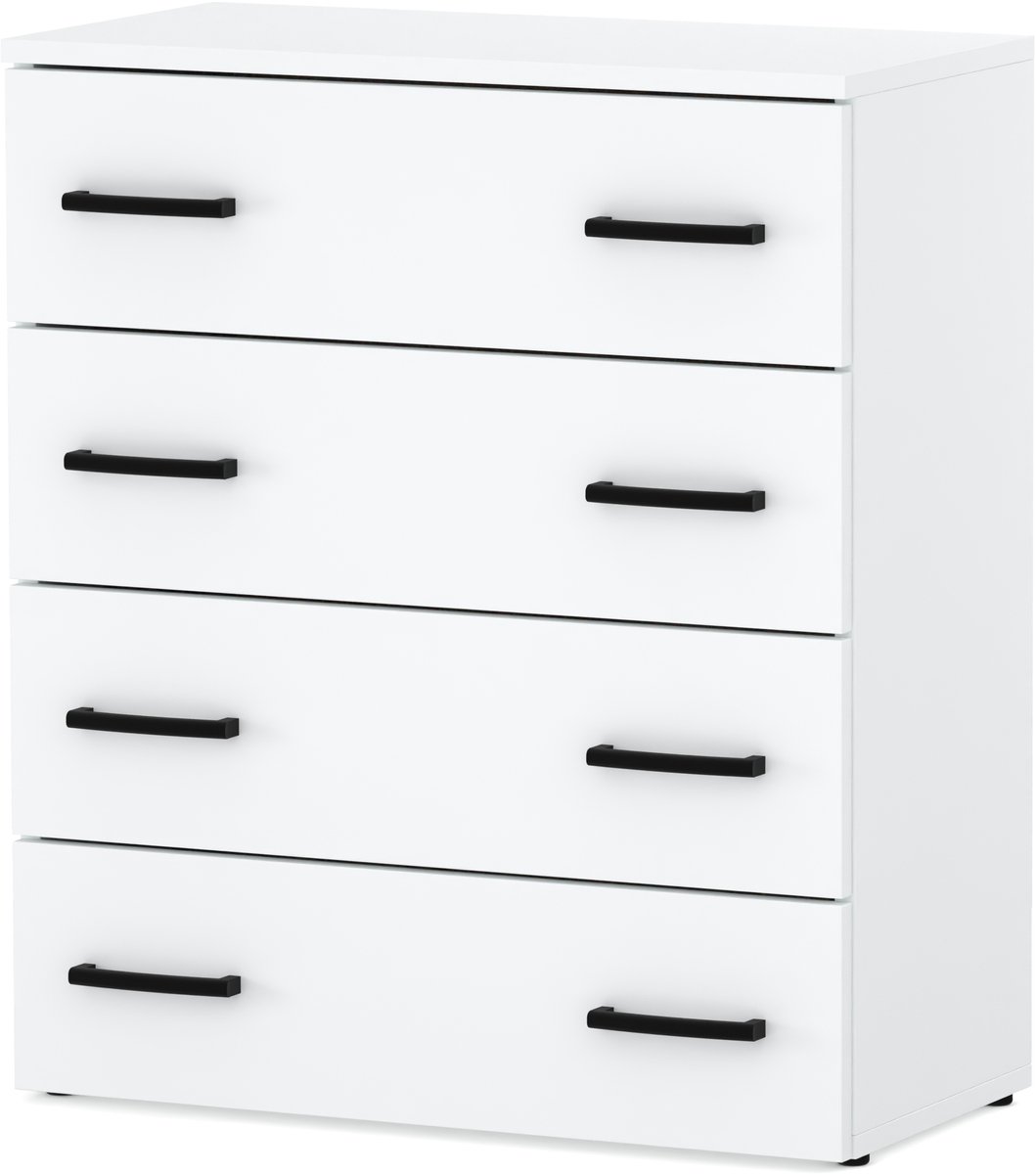 SCHOENENKAST WIT MAT 71x82.9x35 4 PLANKJES STANDAARD ZONDER ZITTING LOFT (5905123205057)