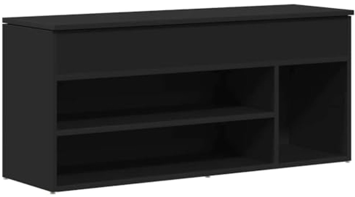 Schoenenbank 102x30,5x45cm - Houten Opbergbank voor Hal (6154003729773)