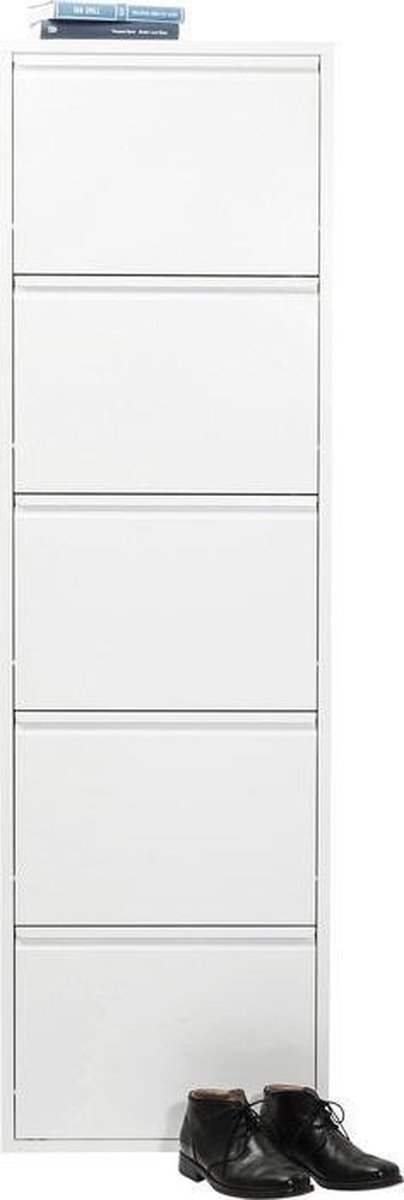 Schoenenkast Caruso wit 5 laden Kare Design (4025621092889)