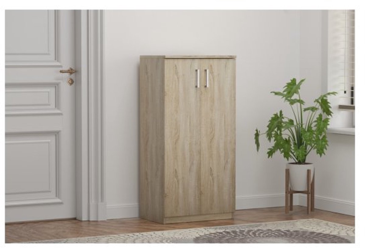 Schoenenopbergmeubel - 2 deuren - Sonoma (8721378218515)