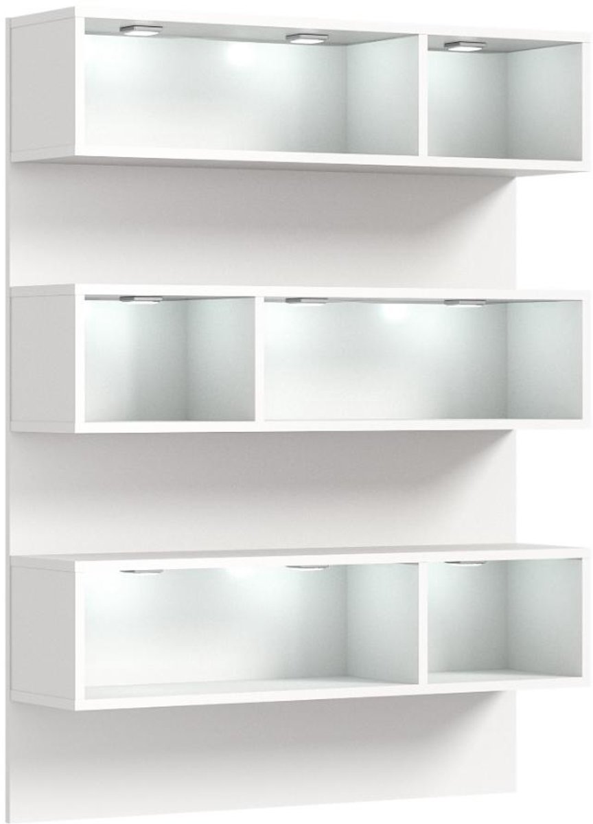 Shoelove schoenenkast inclusief verlichting 6 vakken wit. (4066432012963)