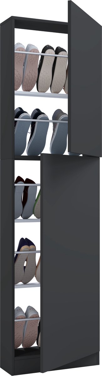 VCM Houten schoenenkast Schoenenkast Schoenrek Schoenstandaard Fulisa XL Houten schoenenkast Schoenenkast Schoenrek Schoenstandaard Fulisa XL (4051814426209)