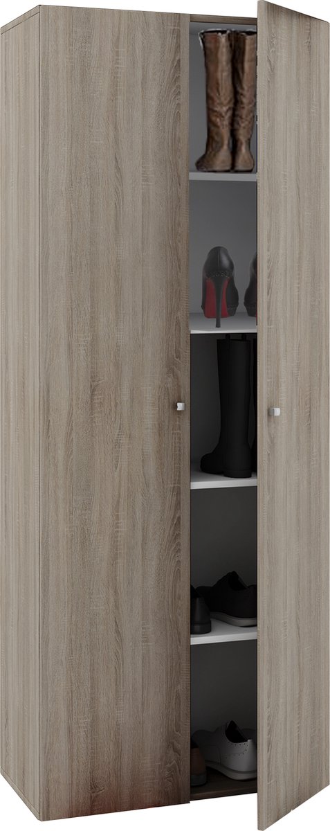 VCM XL houten grote schoenenkast schoenenkast schoenenrek groot Vandol 5 vakken XL houten grote schoenenkast schoenenkast schoenenrek groot Vandol 5 vakken (4051814360855)