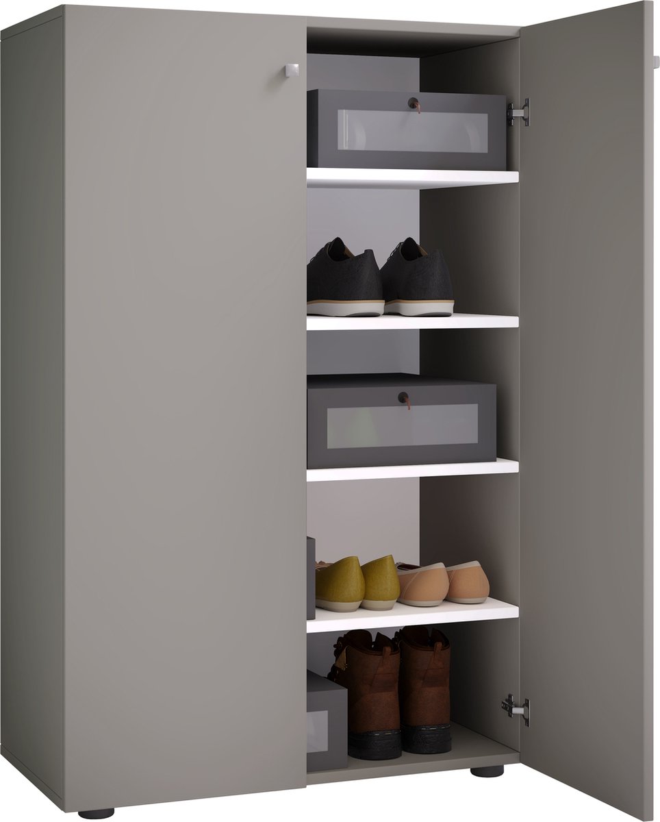 VCM XL houten grote schoenenkast schoenenrek grote laarzen halmeubel Lona 5 vakken XL houten grote schoenenkast schoenenrek grote laarzen halmeubel Lona 5 vakken (4051814414909)