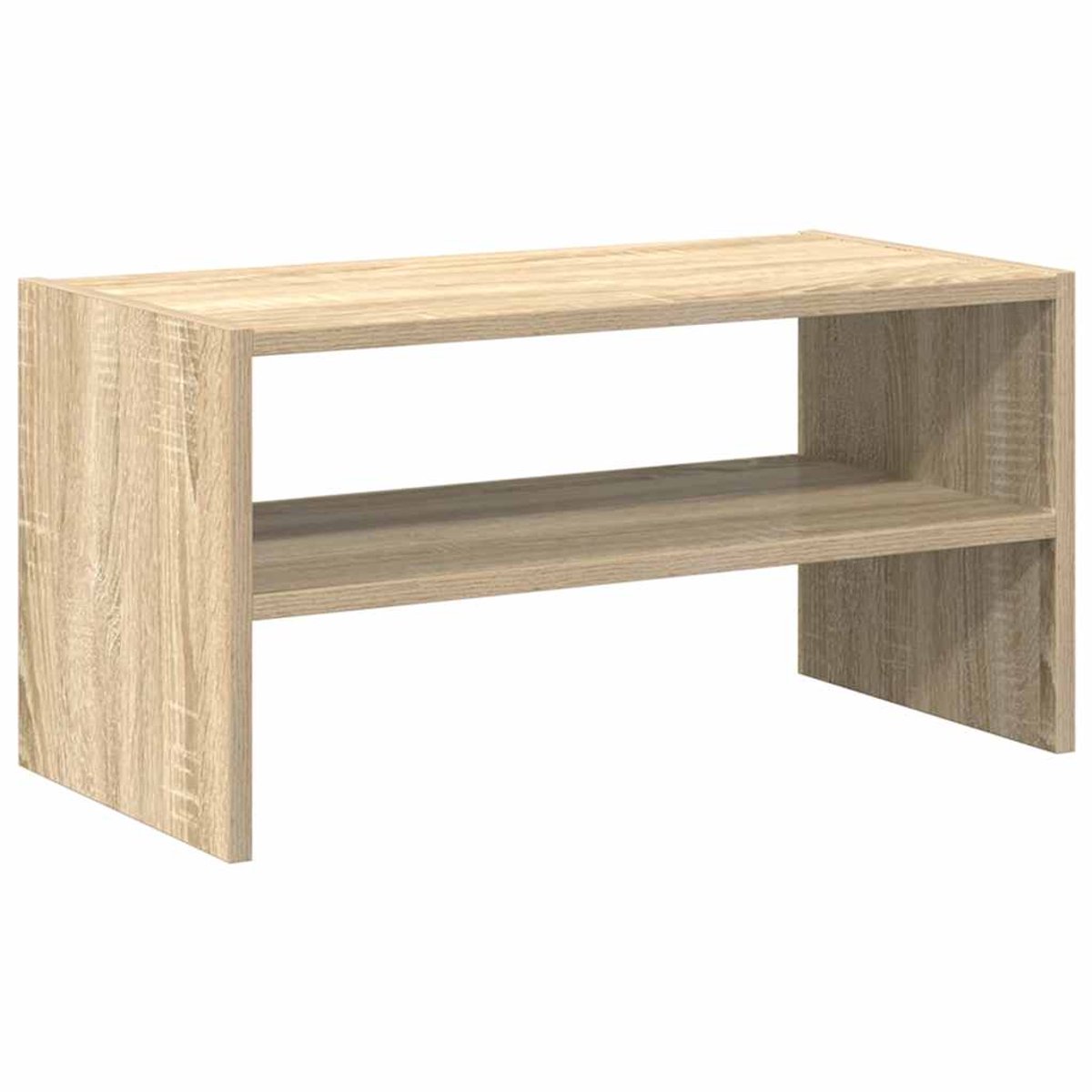 vidaXL - Schoenenrek - stapelbaar - 60x30x30,5 - cm - sonoma - eikenkleurig (8721158577405)