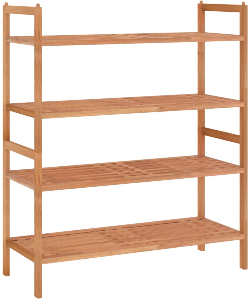 2 st Schoenenkast | Schoenenrekken 69x27x41 cm massief walnotenhout (6248446699134)