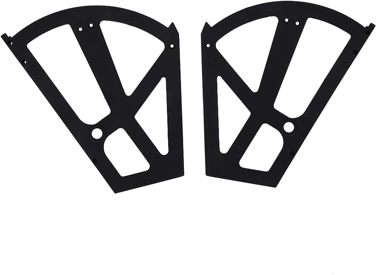 Allecta - Schoenenkast met Scharnieren en Kunststof Frame in Zwart Design - Opbergmeubel voor Schoenen (8785352638270)