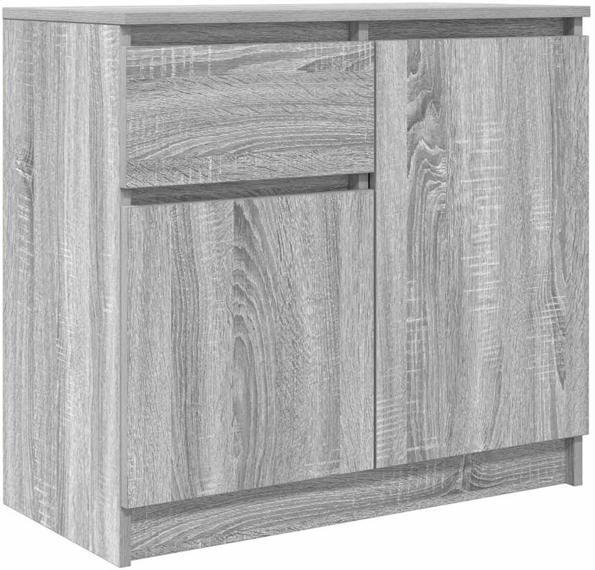 Dressoir met Lade en Deuren 71x35x65 cm Kast Opslagmeubel (9101046201718)
