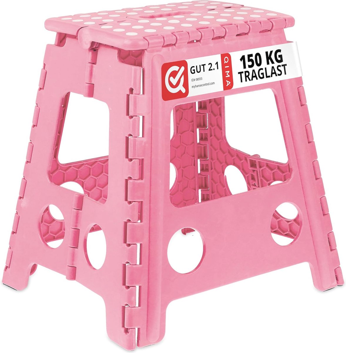 Inklapbare opstapkruk met antislip, max. 120 kg, handvat (6152640027030)