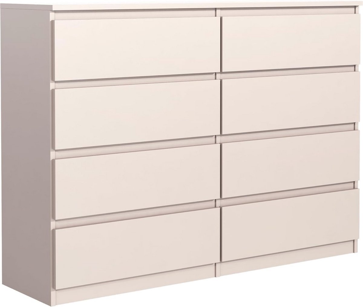 Ladekast met 8 Lades - Houten Dressoir voor Slaapkamer en Woonkamer - Modern Design - Ruimtebesparende Chest of Drawers 120x101,5x39 cm (9101022763674)
