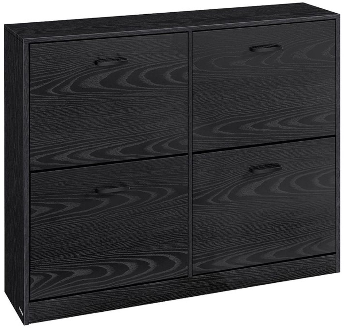 MAZAZU - Schoenenkast - 16 tot 28 paar - Zwart - 105.5x24x82.7 (8720909813748)