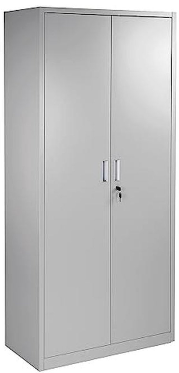 Metalen lichtgewicht bouwkast met 4 planken 180x81x39 (9101006054699)