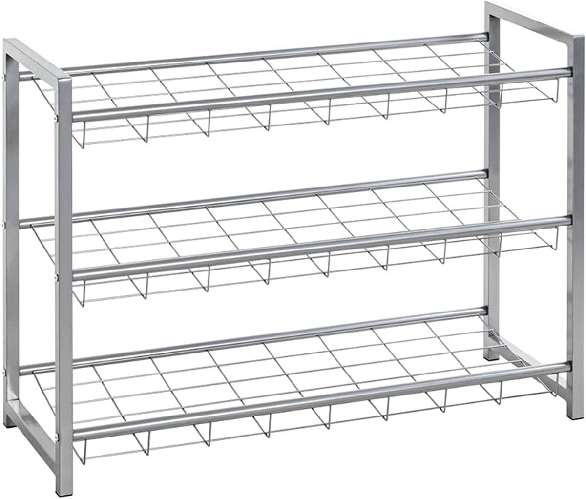 Moderne Schoenenrek Aluminium 80 cm voor 12 Paar Schoenen (6151848399321)