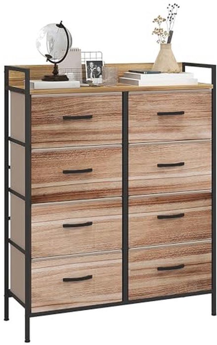 Opbergkast met 8 afneembare laden, moderne opberglösung voor huis en kantoor (9101013456868)