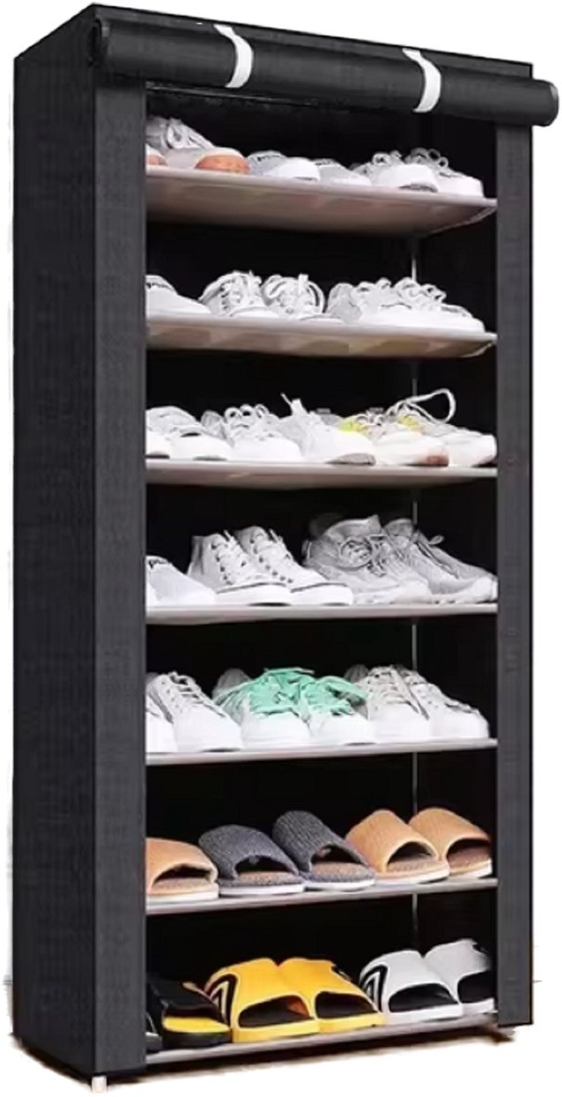 Schoenen of kleding kast wand rek Schoenenkast schoenenrek opberg met schappen kledingkast (8721017917250)