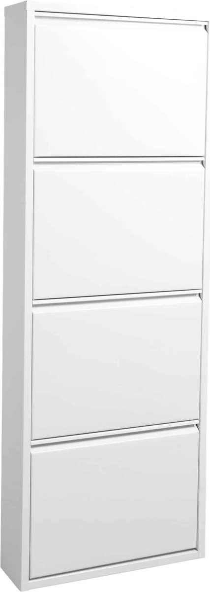 Schoenenkast Met 4 Laden Wit (7442153775764)