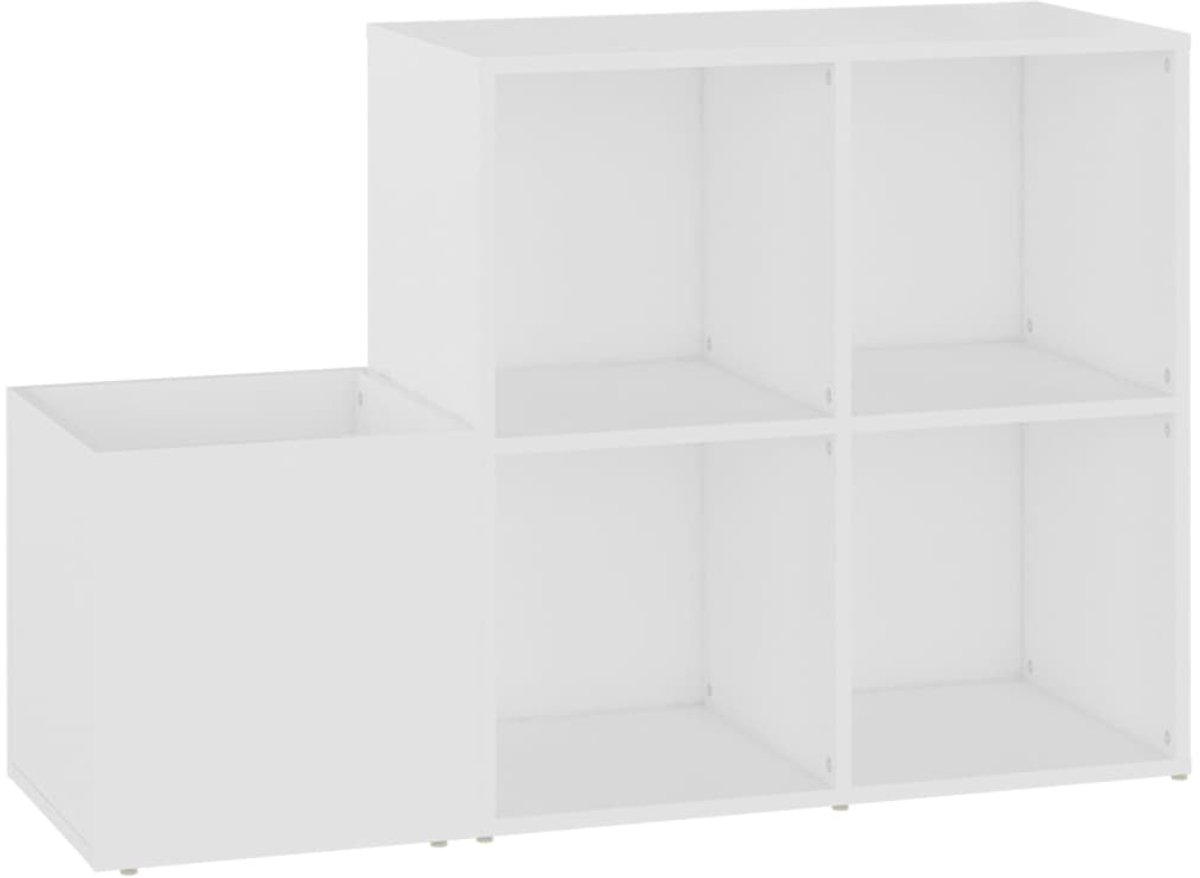 Schoenenkast | Schoenenrek | Opbergkast 105x35,5x70 cm bewerkt hout wit (6248446695907)