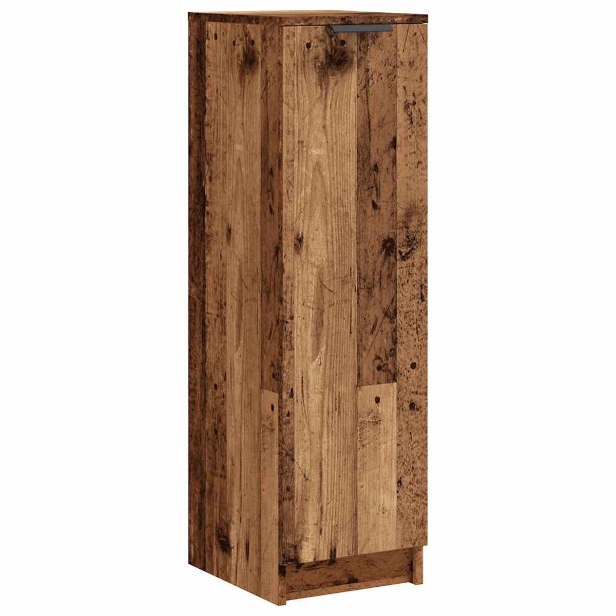 Schoenenkast | Schoenenrek | Opbergkast 29,5x35x100,5 cm bewerkt hout oud houtkleurig (6248446688978)