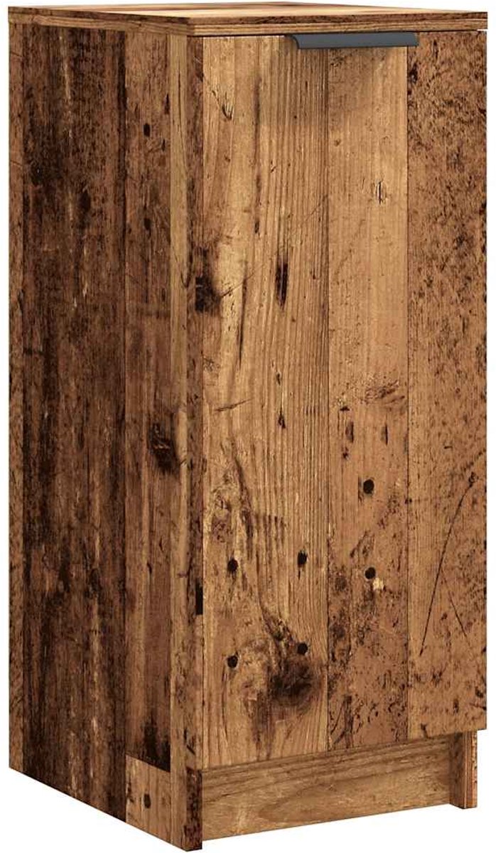Schoenenkast | Schoenenrek | Opbergkast 29,5x35x70 cm bewerkt hout oud houtkleurig (6248446688992)