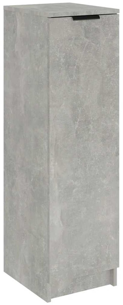 Schoenenkast | Schoenenrek | Opbergkast 30x35x100 cm bewerkt hout betongrijs (6248446689036)