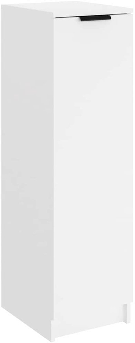Schoenenkast | Schoenenrek | Opbergkast 30x35x100 cm bewerkt hout wit (6248446689074)