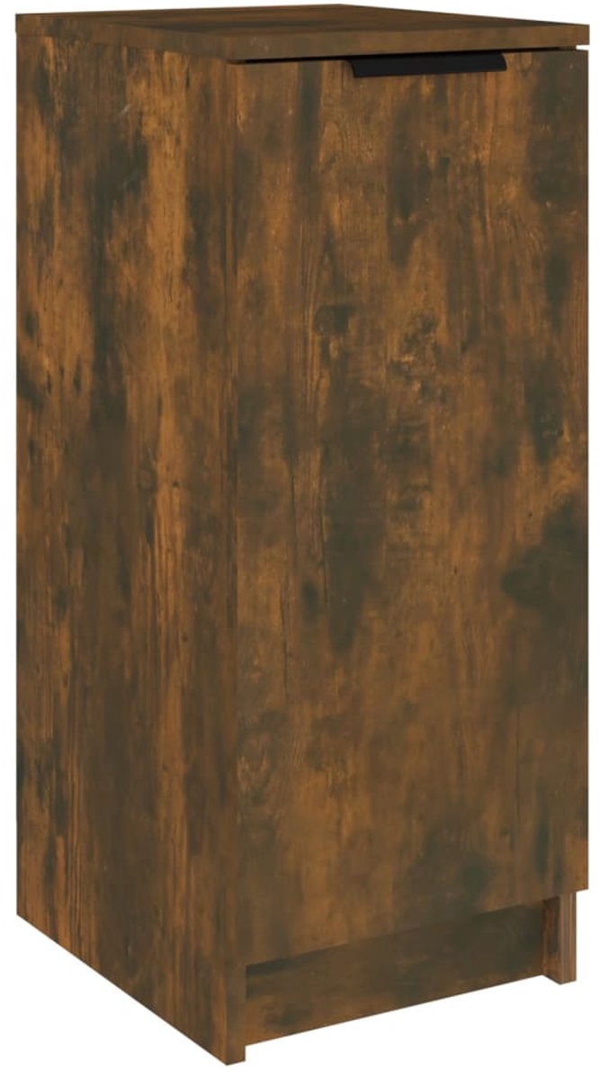 Schoenenkast | Schoenenrek | Opbergkast 30x35x70 cm bewerkt hout gerookt eikenkleurig (6248446689371)