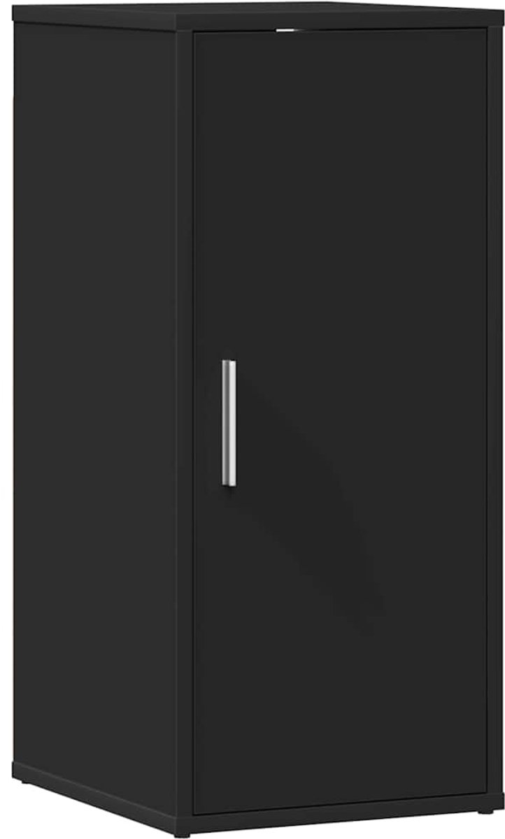 Schoenenkast | Schoenenrek | Opbergkast 32x35x70 cm bewerkt hout zwart (6248446689555)