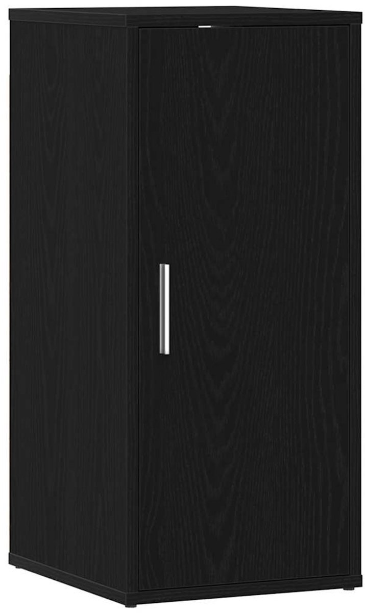 Schoenenkast | Schoenenrek | Opbergkast 32x35x70 cm spaanplaat zwart eikenkleurig (6248446689579)