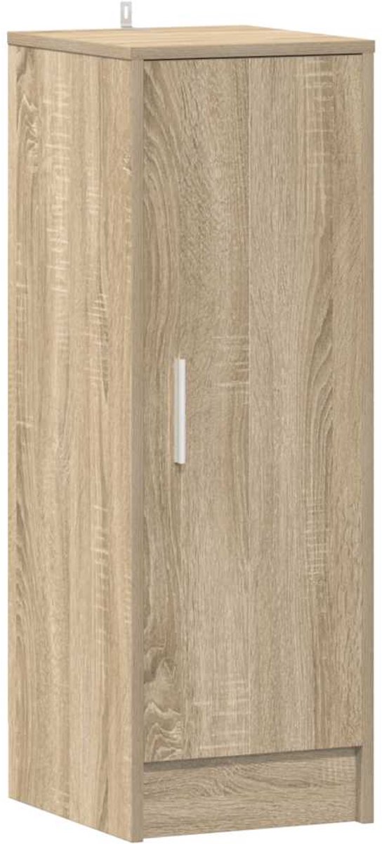 Schoenenkast | Schoenenrek | Opbergkast 32x35x92 cm bewerkt hout sonoma eikenkleurig (6248446689654)