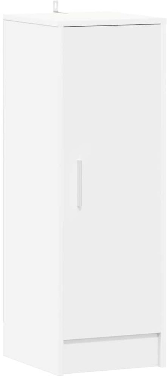 Schoenenkast | Schoenenrek | Opbergkast 32x35x92 cm bewerkt hout wit (6248446689661)