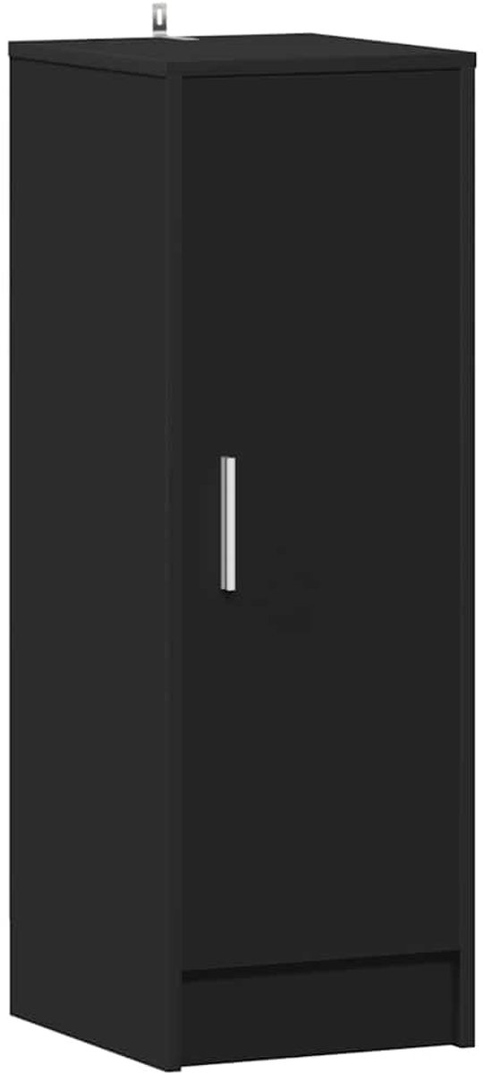 Schoenenkast | Schoenenrek | Opbergkast 32x35x92 cm bewerkt hout zwart (6248446689678)