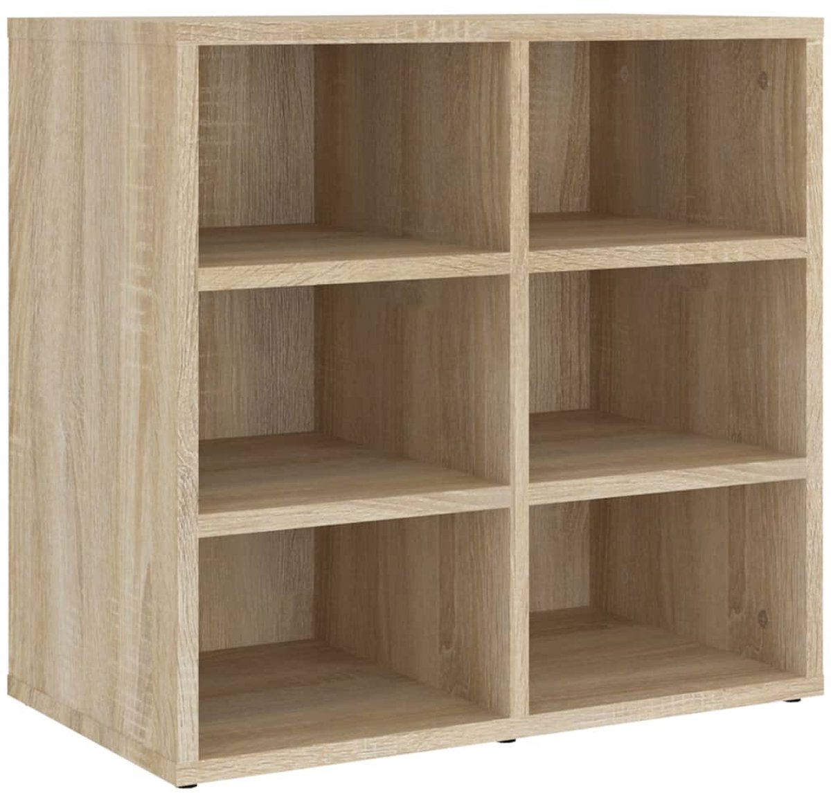 Schoenenkast | Schoenenrek | Opbergkast 52,5x30x50 cm sonoma eikenkleurig (6248446689999)