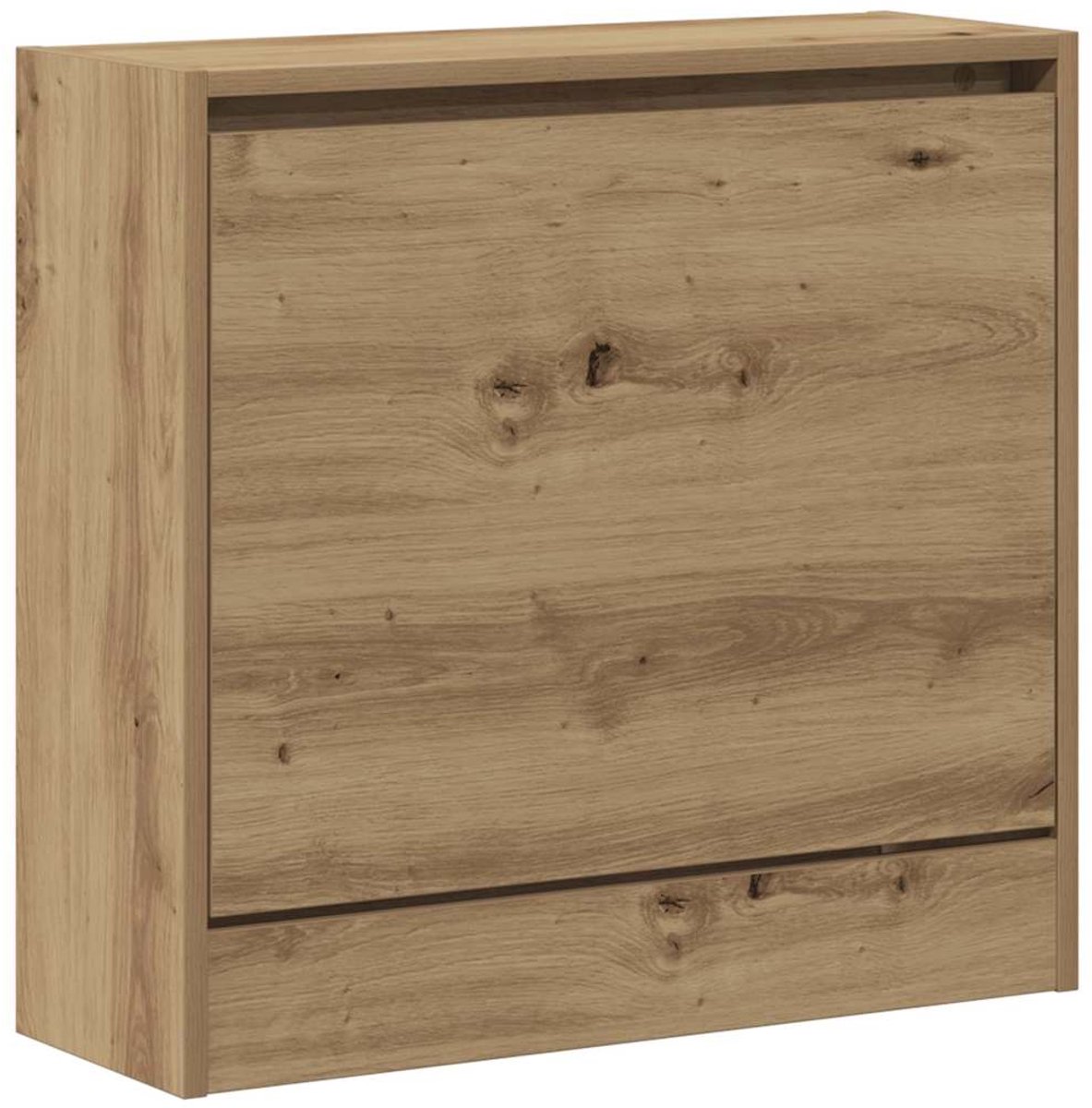 Schoenenkast | Schoenenrek | Opbergkast met opslag artisanaal eikenkleurig 60 x 21 x 57 cm (6248446694030)