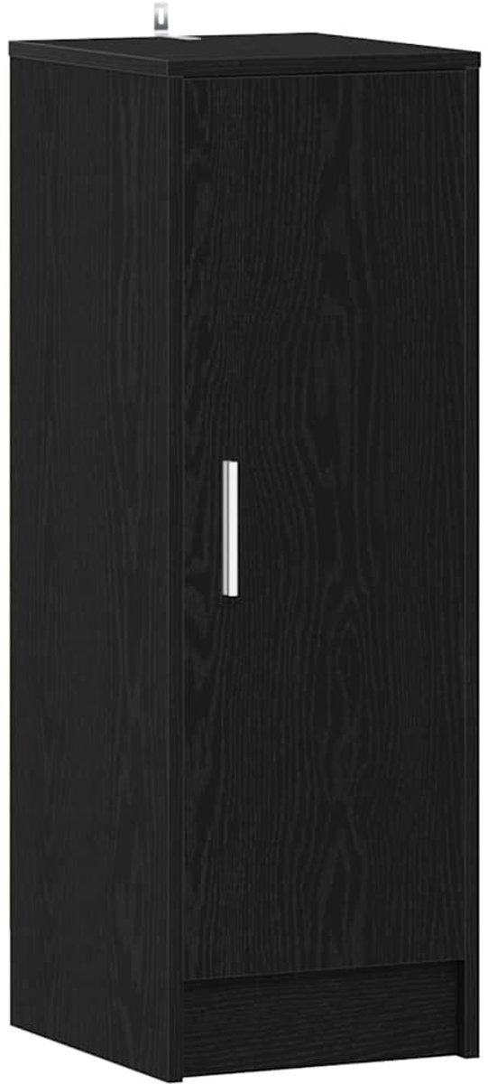 Schoenenkast | Schoenenrek | Opbergkast met plank Zwart eiken 32 x 35 x 92 cm Bewerkt hout (6248446694368)