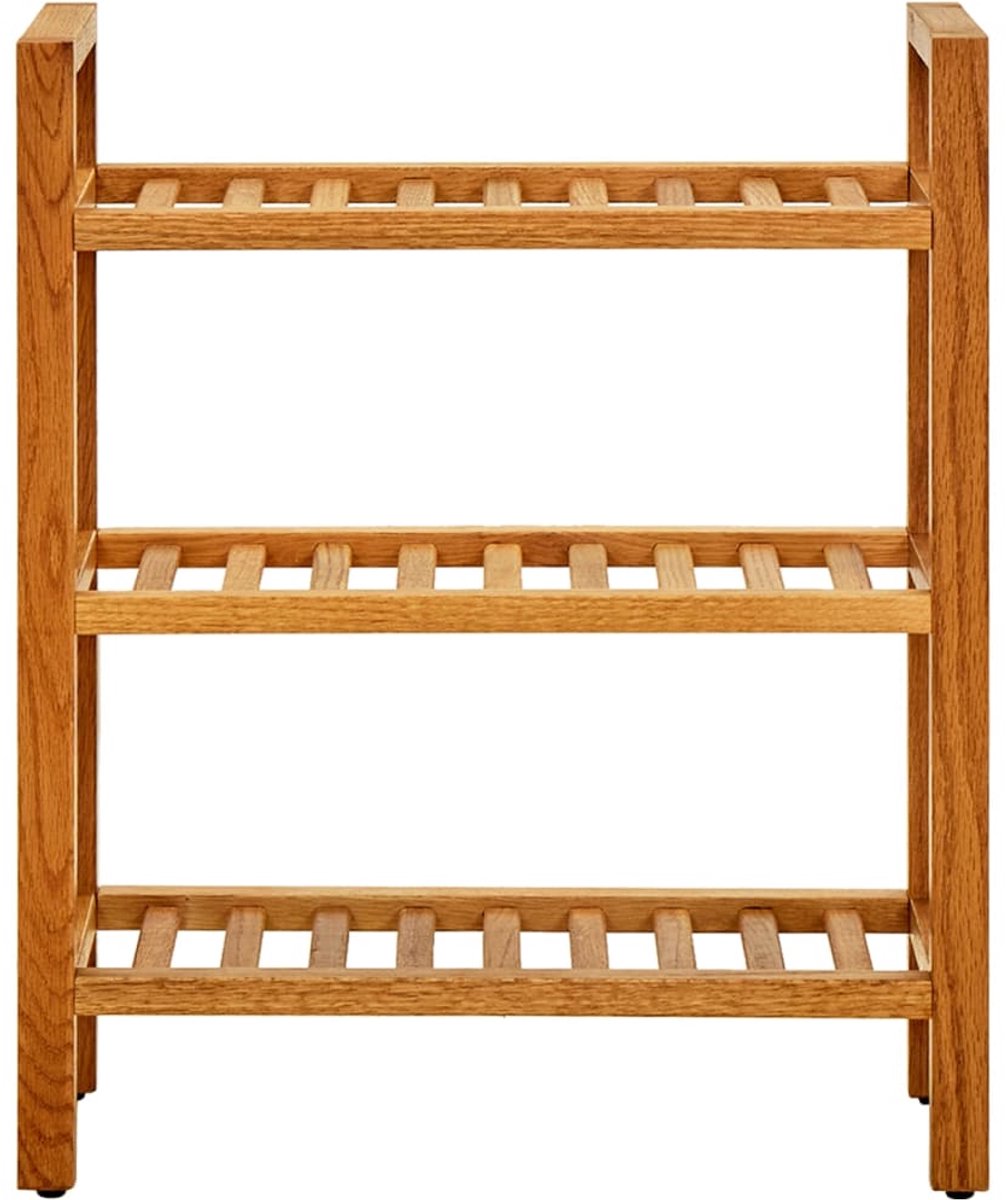 Schoenenkast | Schoenenrek met 3 schappen 50x27x60 cm massief eikenhout (6248446698830)