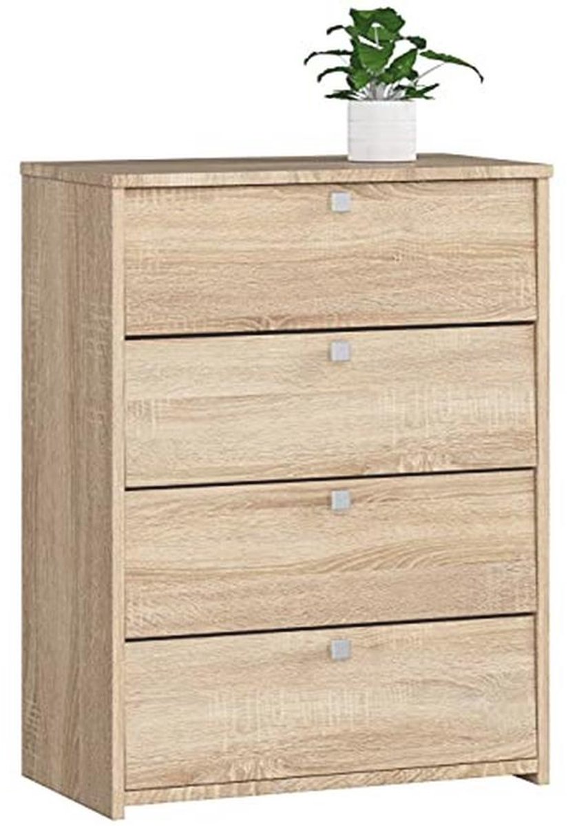 Schoenenkast met 4 Rekken en Klapdeuren - Opbergoplossing voor Schoenen (9101012739979)