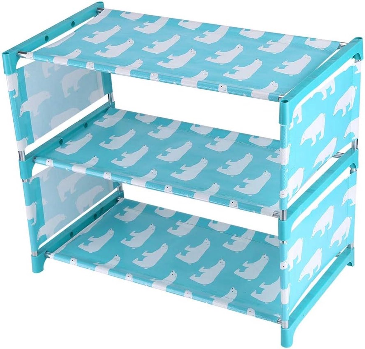 Schoenenrek voor Kinderen - 3 Laags Schoen Organisator van Niet-geweven Stof (6151843028035)