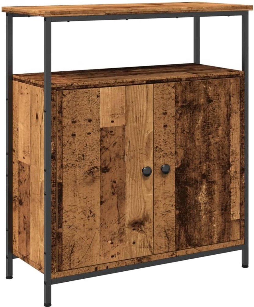 Sideboard Houten Kast 70x30x80 cm - Opslag Meubel - Dressoir - Wandkast (9101049749057)