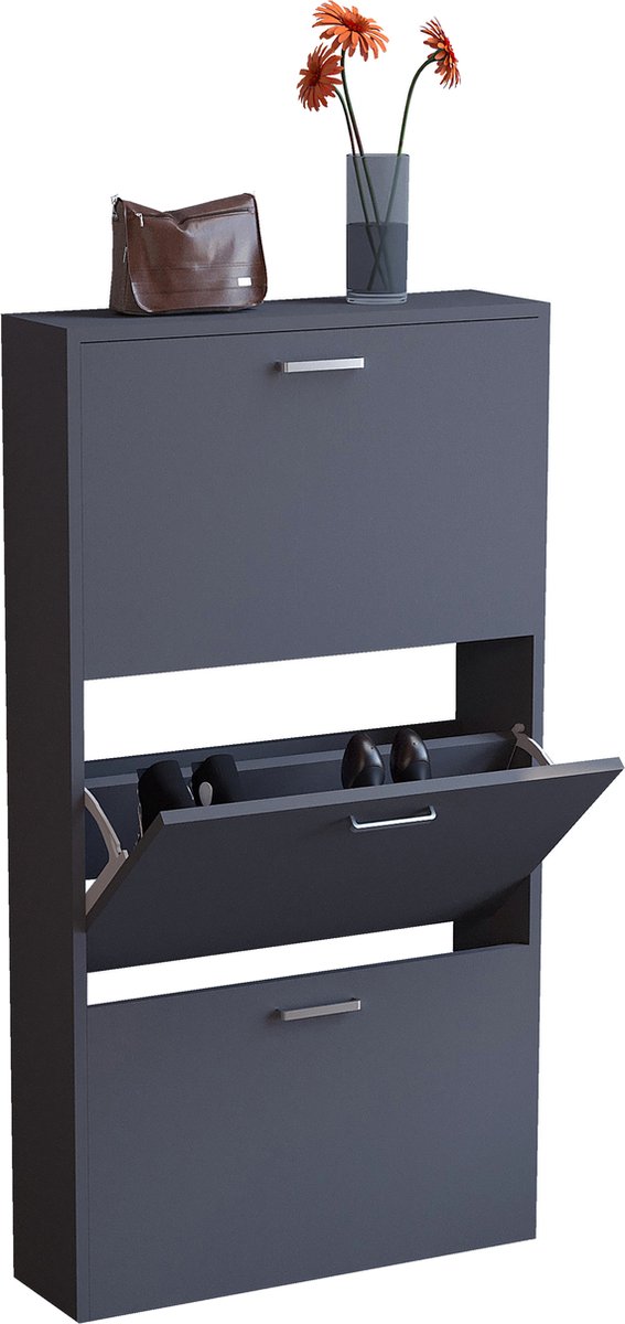 VCM Houten plank Kipper schoenenrek Schoenenkast Schoenenkipper 3 Sulos M Houten plank Kipper schoenenrek Schoenenkast Schoenenkipper 3 Sulos M (4051814438912)