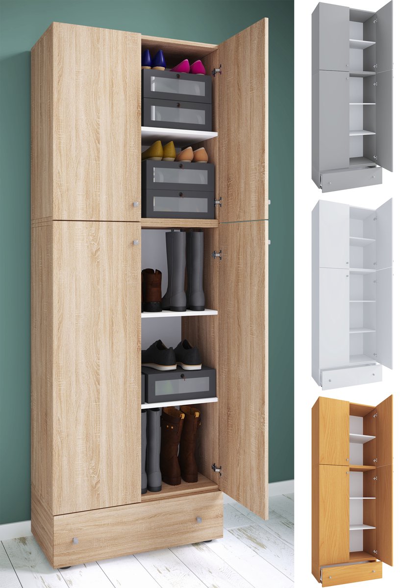 VCM XXL schoenenkast Garderobe schoenenkast Zaalkast Lona 5f lade XXL schoenenkast Garderobe schoenenkast Zaalkast Lona 5f lade (4051814413292)