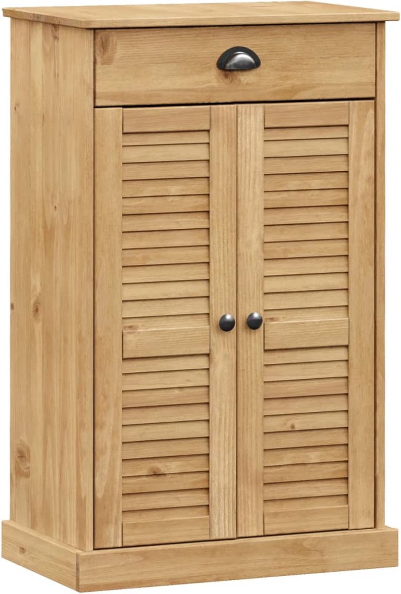 vidaXL - Schoenenkast - VIGO - 60x35x96 - cm - massief - grenenhout (8720845845803)