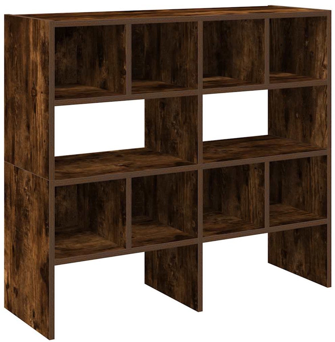 2 st Schoenenkast | Schoenenrekken stapelbaar 89,5x30x40 cm gerookt eikenkleur (6932537461679)