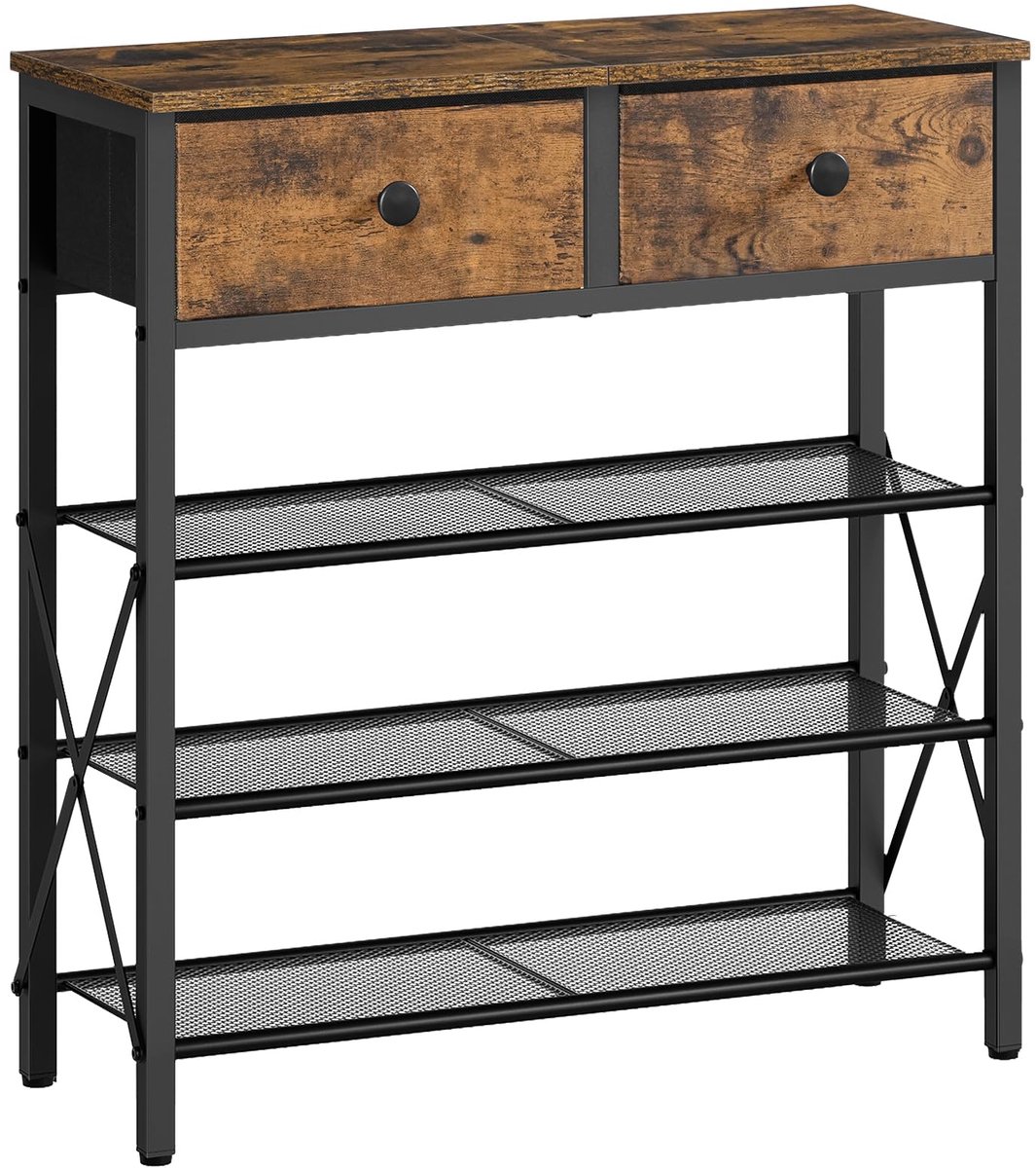 Azomor® Ruim schoenenrek met vier niveaus en praktische opberglades voor de hal (8721417653093)