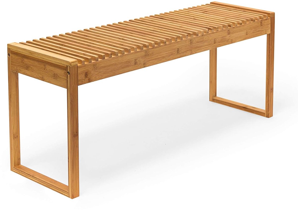 Bamboe Bank - Natuurlijke Look - Geschikt voor Balkon en Terras - 1 stuk (9502724454554)