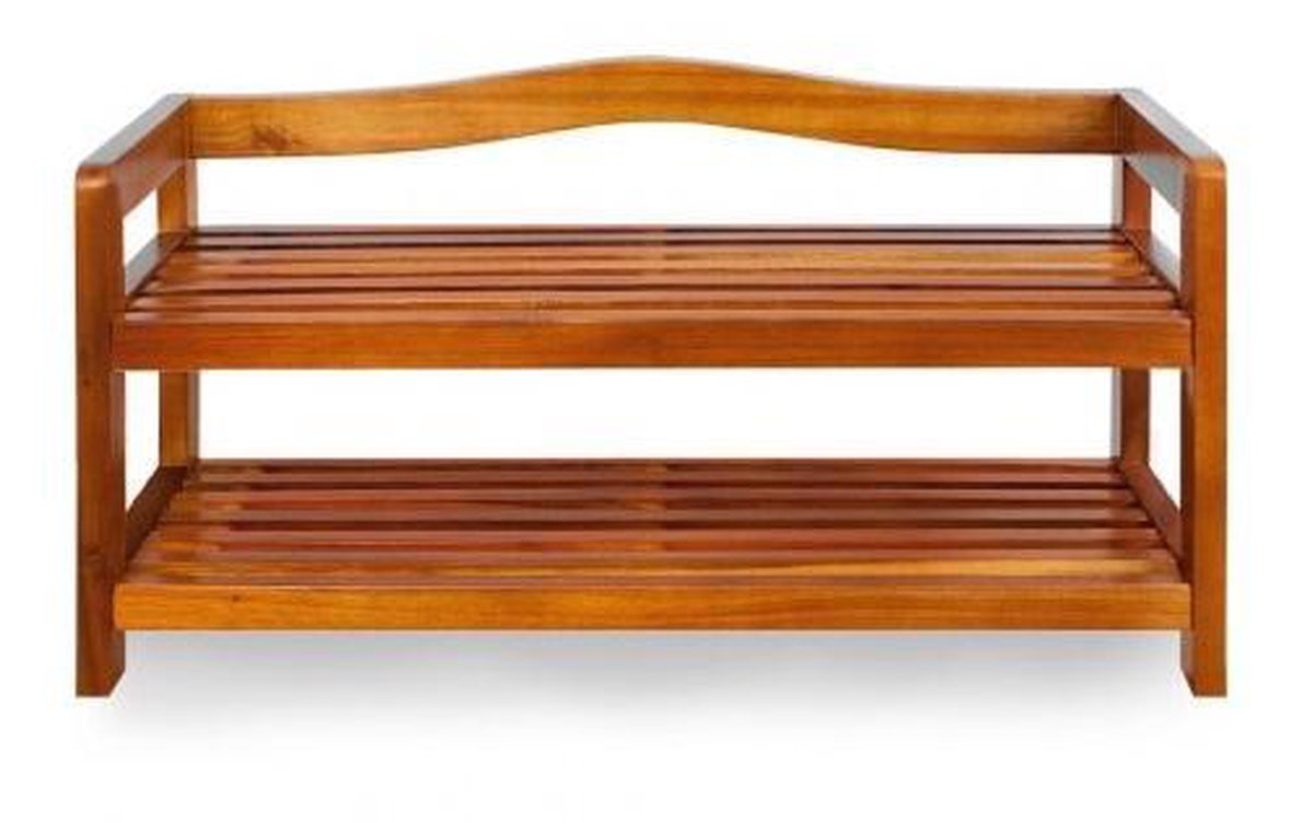 Casaria Schoenenrek 74x26x42cm - 80kg laadvermogen - Donkerbruin (4250525348231)