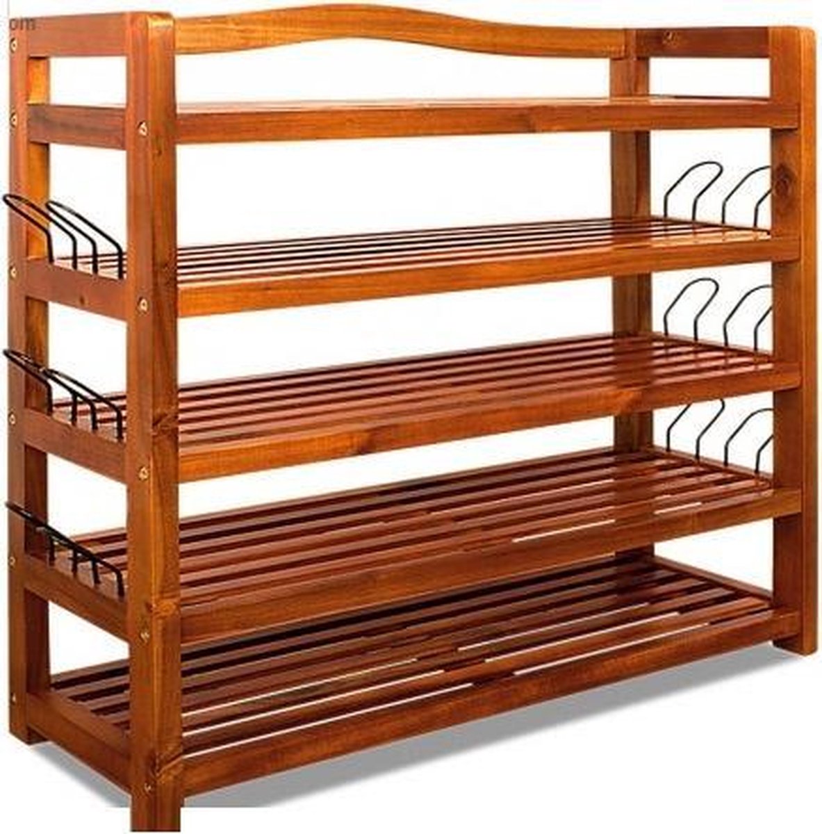 Casaria Schoenenrek 95x26x82cm - 200 kg laadvermogen - Donkerbruin (4250525348255)