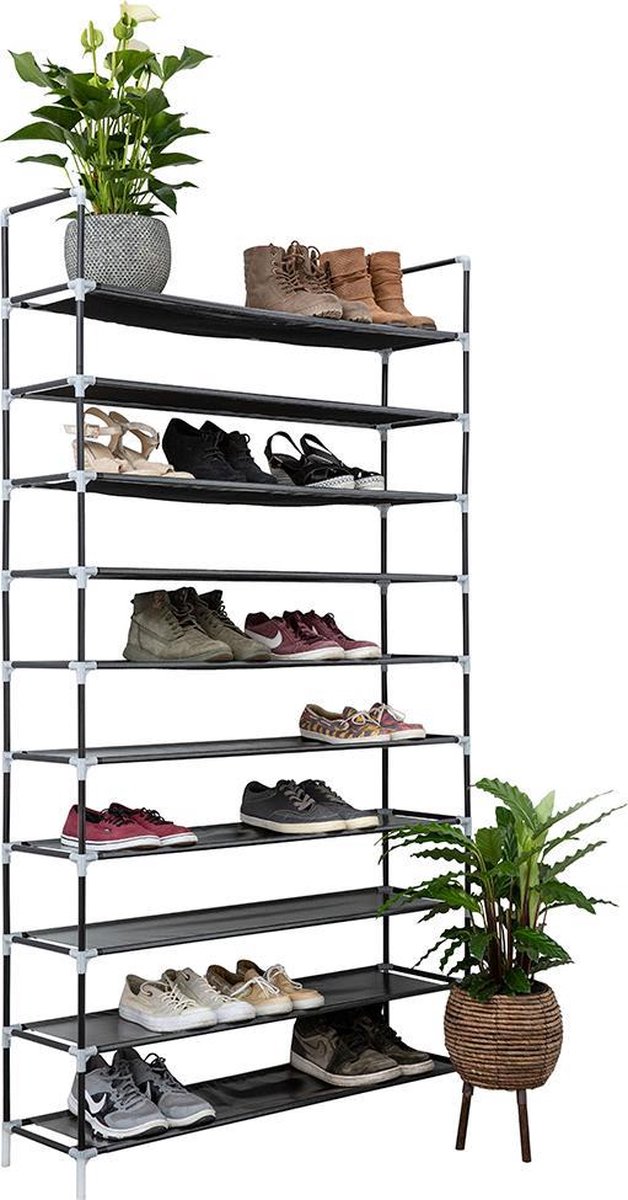 Deluxe Schoenenrek voor 50 paar - Zwart (5601570630120)