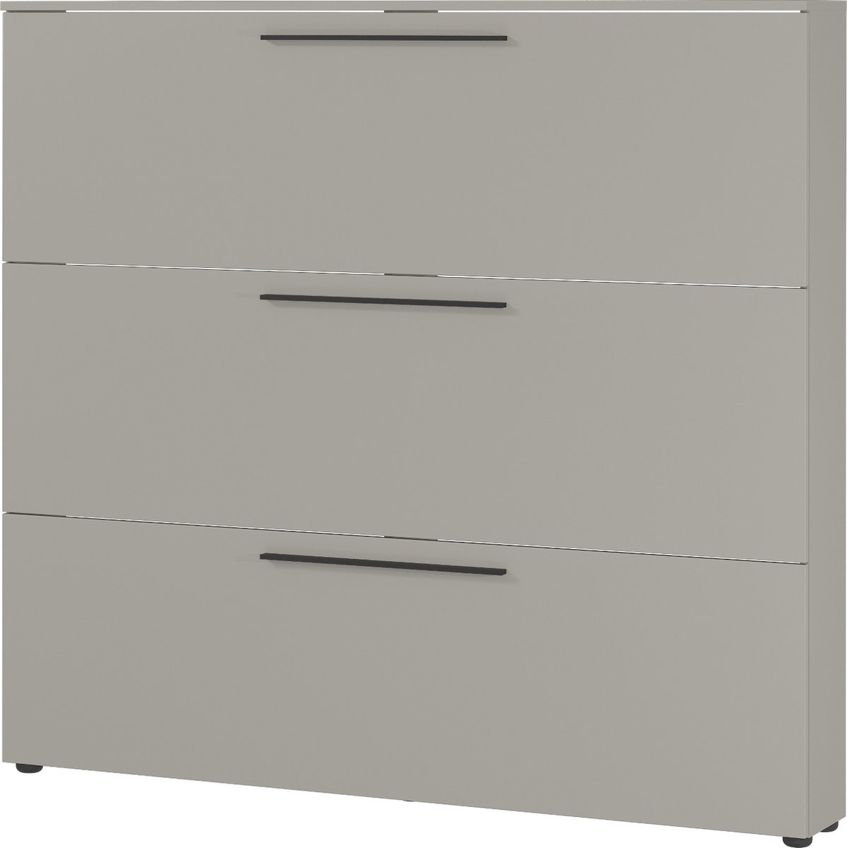 Germania Astona Schoenenkast 3 Kleppen Steengrijs (4005949262317)