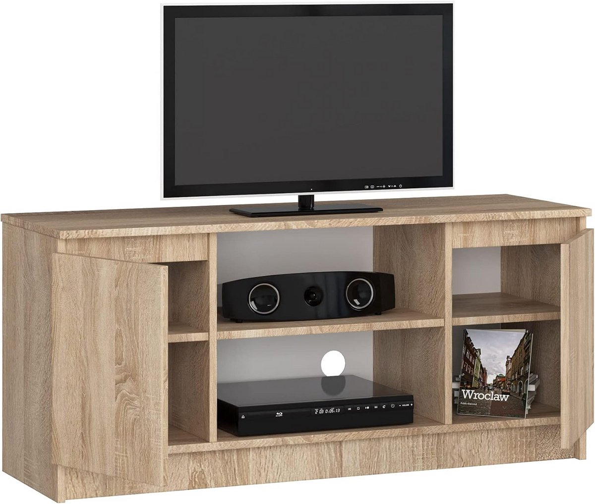 Ladekast Opbergkast TV Meubel Multifunctioneel Sonoma Eiken 120x55x40 cm (9101066358560)